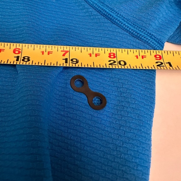 Lululemon Training Tech Short Sleeve Men’s Size Medium/Large Beaming Blue - Picture 6 of 8